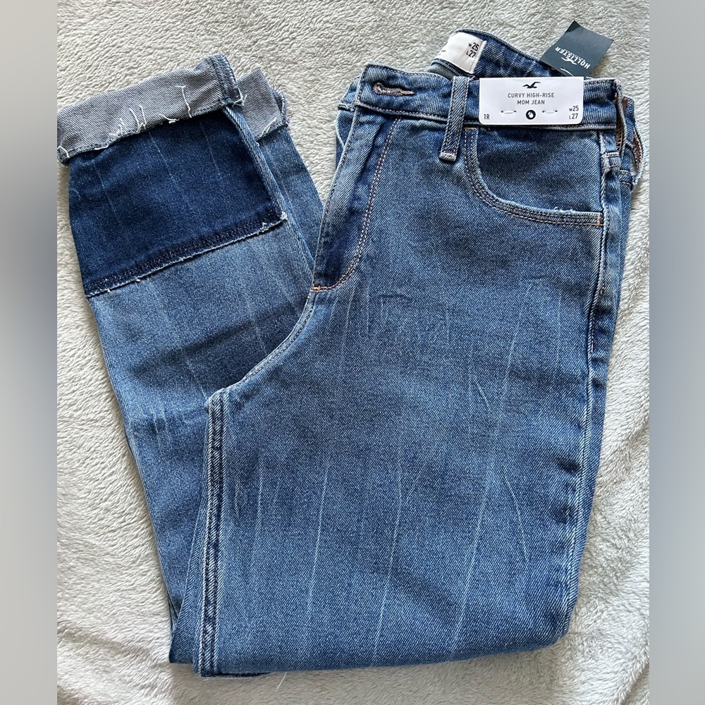Curvy high rise mom jeans